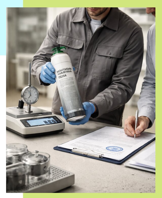 Сертификация монтажной пены в Гагарине от 15606 р. | Алешин-Ггр