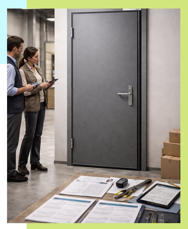 Сертификация противопожарных дверей в Гагарине от 9364 р. | Алешин-Ггр