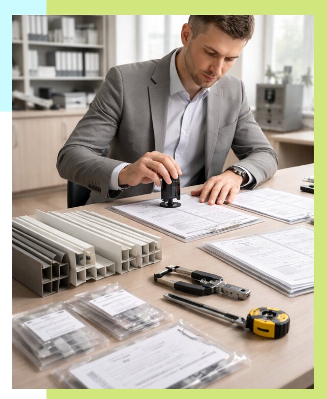 Сертификация ПВХ продукции в Гагарине от 8843 р., Алешин-Ггр