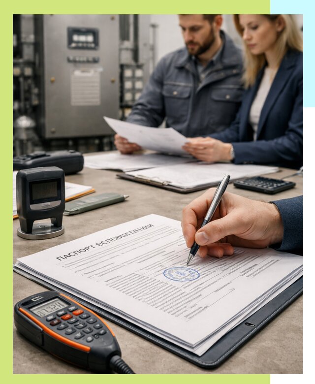 Оформление паспорта эксплуатации оборудования в Гагарине