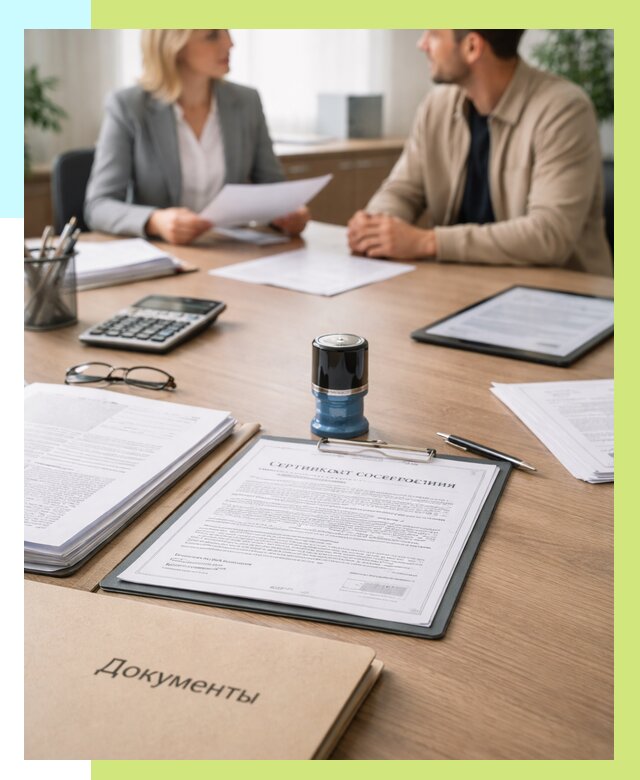 Сертификат соответствия на продукцию в Гагарине от 15606 р.|Алешин-Ггр