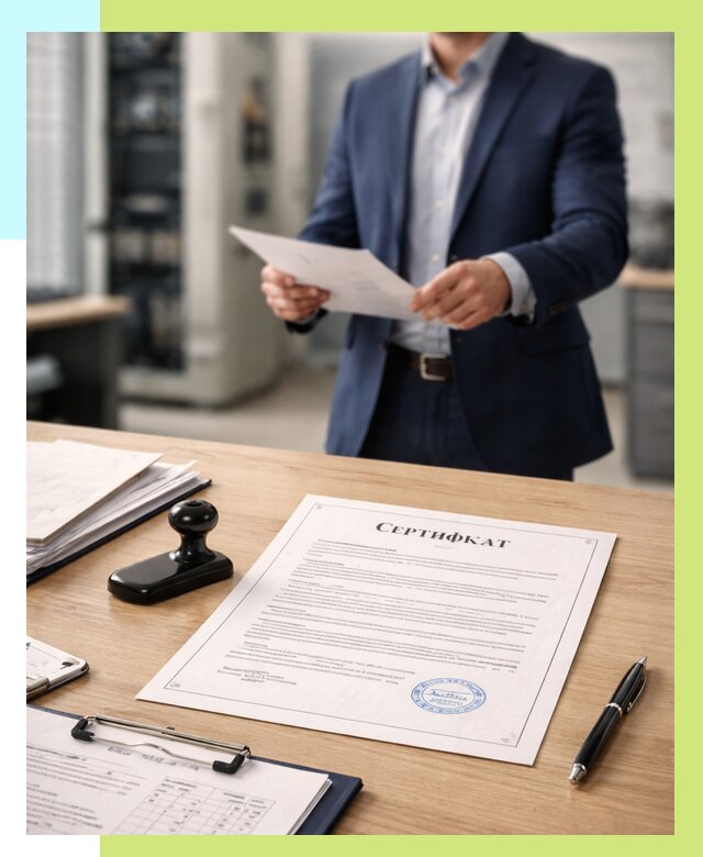 Сертификат на оборудование в Гагарине от 15606 р. | Алешин-Ггр