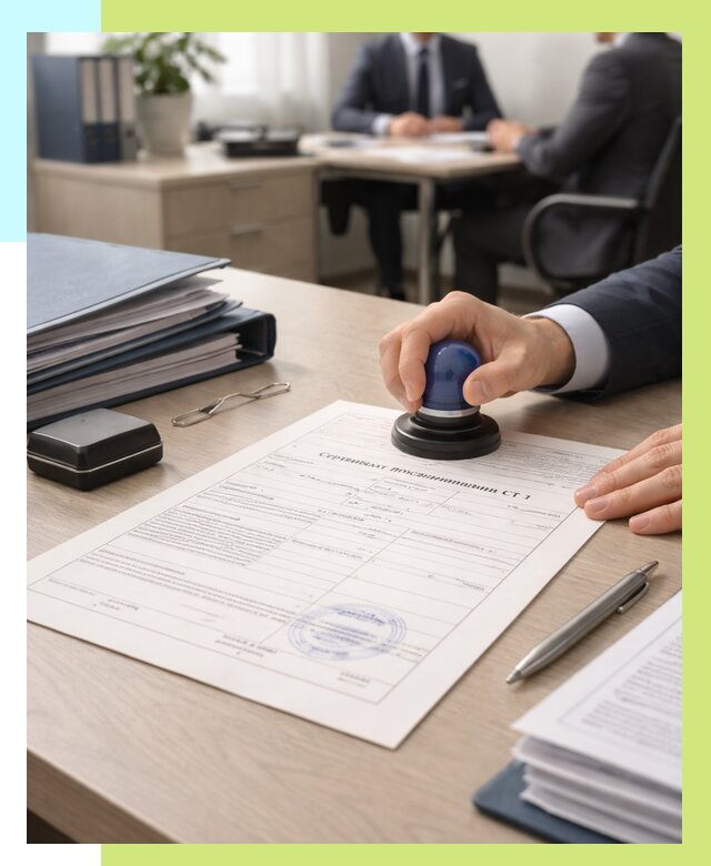 Сертификат происхождения СТ 1 в Гагарине от 4682 р. | Алешин-Ггр