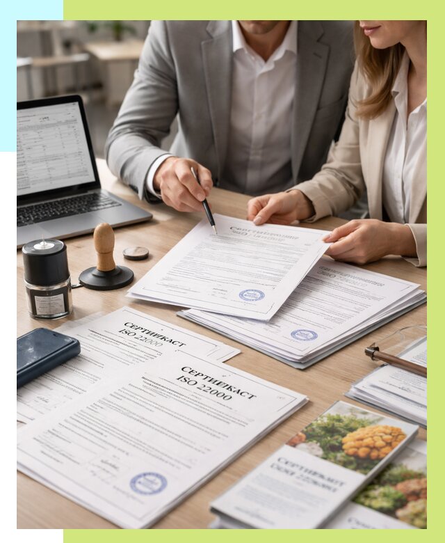 Сертификат ISO 22000 в Гагарине от 41616 р. под ключ | Алешин-Ггр