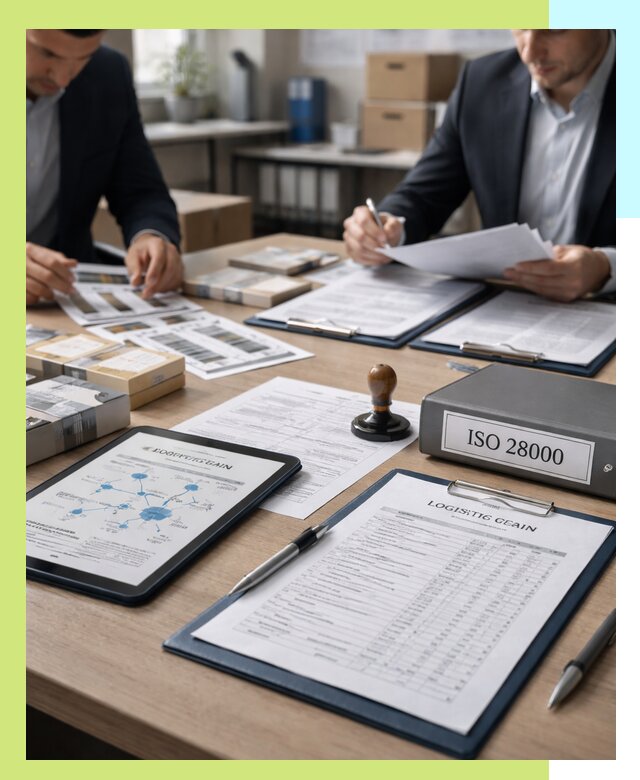 Получение сертификата ISO 28000 по безопасности цепи поставок в Гагарине